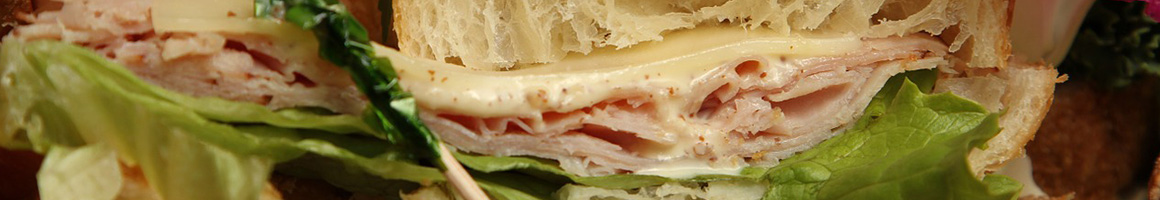 Eating Italian Sandwich Cafe at Cafetal Social Club restaurant in New York, NY.